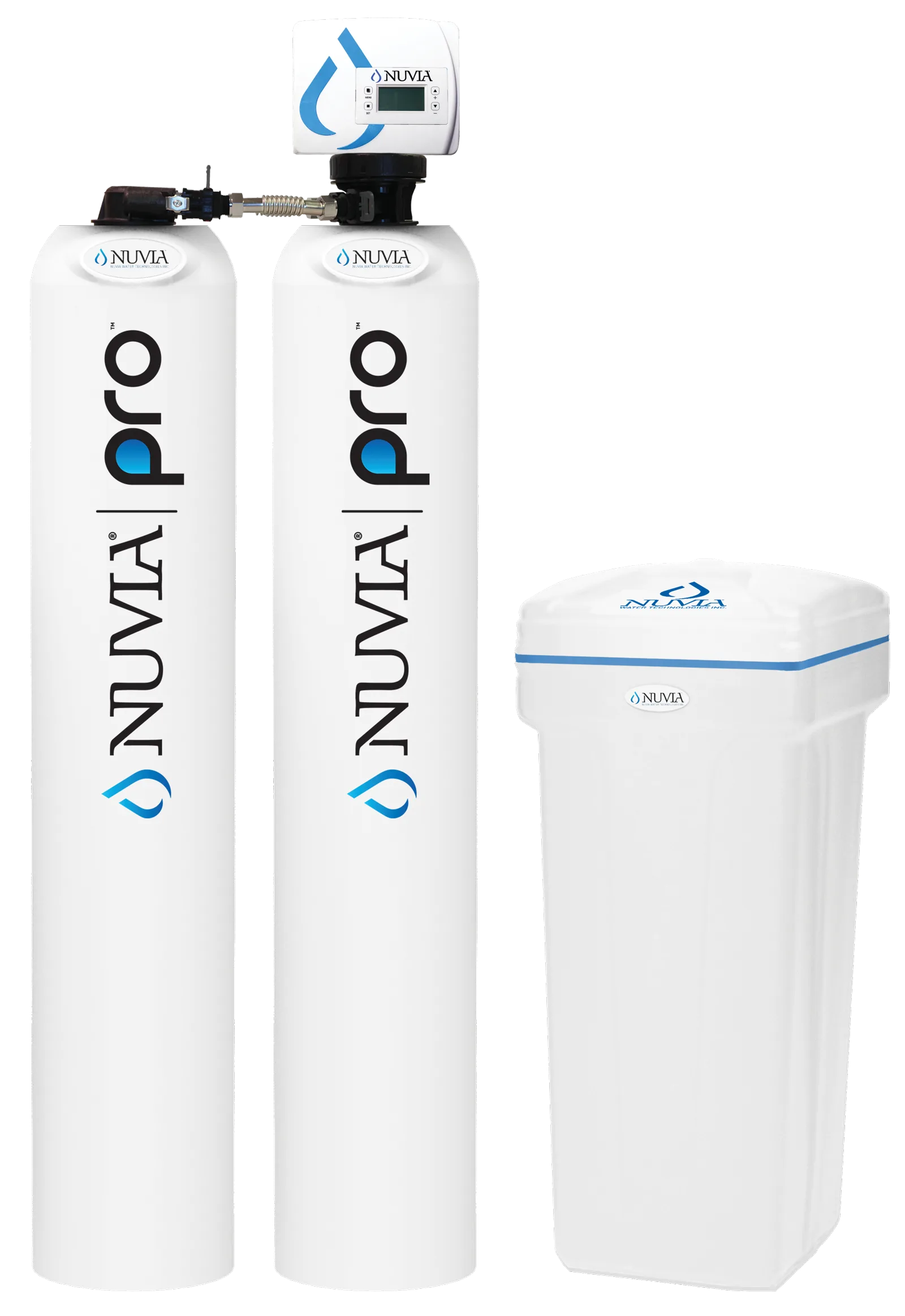 Nuvia Pro whole‑house water‑softening and refining system