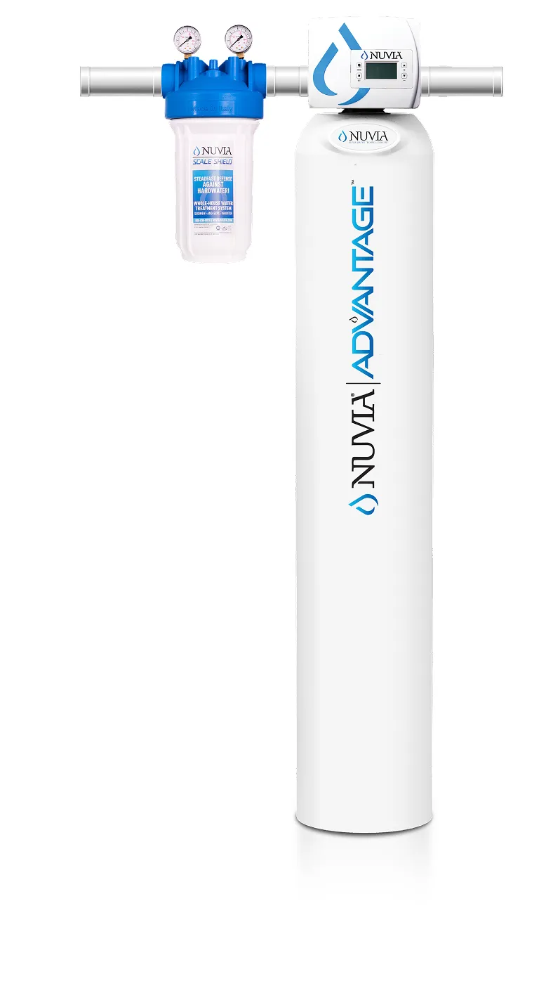 Nuvia Advantage whole-house eco-friendly chlorine reduction and scale conditioning system