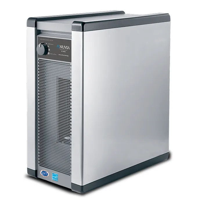 Nuvia Breeze air purifier – advanced HEPA and carbon filtration for dust, pollen, odors, and pet dander removal